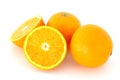 Few juicy oranges. Royalty Free Stock Photo