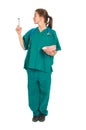 Fewmale nurse or doctor Royalty Free Stock Photo