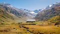Fex Glacier at the end of Fex Valley Engadin, Switzerland Royalty Free Stock Photo