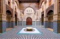 Fez or Fes, Morocco. Al-Attarine Madrasa.