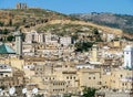 FEZ, Morocco - April 1, 2008: Panoramic View of Fez Old Town with Ruins