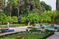 FEZ, MOROCCO - JUNE 02, 2017: The Jnan Sbil city park in Fez on a sunny day