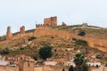 Fez, Morocco - ruins of the Marinid Tombs from Fes el Bali. Royal necropolis for the Marinid dynasty.