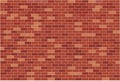 Red brick wall may used as background Royalty Free Stock Photo