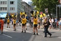 FFM Christopher Street Day yellow pom poms