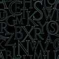 Font seamless 02b Royalty Free Stock Photo