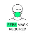FFP2 face mask required