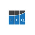 FFQ letter logo design on WHITE background. FFQ creative initials letter logo concept. FFQ letter design Royalty Free Stock Photo