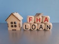 FHA federal housing administration loan symbol. Royalty Free Stock Photo