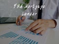 FHA Mortgage Lender phrase on the page