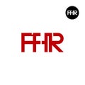 FHR Logo Letter Monogram Design Royalty Free Stock Photo