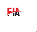 FIA Letter Initial Logo Design Vector Illustration