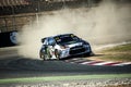 FIA WORLD RALLYCROSS CHAMPIONSHIP. PETTER SOLBERG Royalty Free Stock Photo