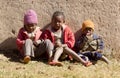 The children in the local village. Many stay without education because of lack of money.