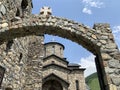 Fiagdon, Russia, North Ossetia. Ossetian Christian orthodox temple in Fiagdon monastery, Cathedral of the Iberian Mozdok icon of