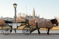 Fiaker carriage in Vienna, Austria Royalty Free Stock Photo