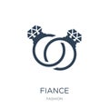 fiance icon in trendy design style. fiance icon isolated on white background. fiance vector icon simple and modern flat symbol for