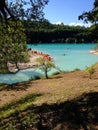 Fiastra Lake, Macerata, Marche, Italy Royalty Free Stock Photo