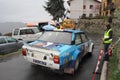 Fiat 131 Abarth rally car Royalty Free Stock Photo