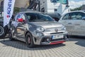 Fiat 600 Abarth tuned car parked