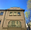 Fiat building in Turin city, Italy. History, factory and splendid architecture