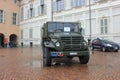 Fiat Campagnola AR-59 Carabinieri Police Car in Turin, Italy.