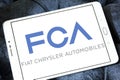 Fiat Chrysler Automobiles, FCA company logo Royalty Free Stock Photo