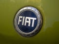 Fiat classic logo badge close-up