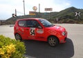 Fiat 600. Climb race in Chiavari-Leivi uphill. September 30, 2020.