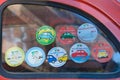 Fiat 500 club badges