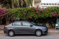 Fiat Egea is a family sedan car on the street parking