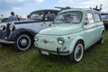 FIAT 500 Giardiniera the most iconic mass Italian car at Old Old Car Land Royalty Free Stock Photo