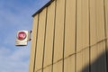 Fiat group company logo on Czech dealership building on January 20, 2017 in Prague, Czech republic.