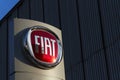 Fiat group company logo on Czech dealership building on January 20, 2017 in Prague, Czech republic.