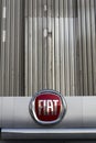 Fiat group company logo on Czech dealership building on January 20, 2017 in Prague, Czech republic.