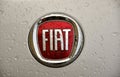 Fiat logo the largest automobile manufacturer in Italy. Royalty Free Stock Photo