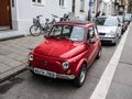Fiat 500 oldtimer Royalty Free Stock Photo