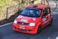 A Fiat Panda race car involved in the race Royalty Free Stock Photo