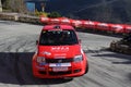 A Fiat Panda race car involved in the race Royalty Free Stock Photo