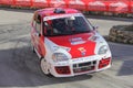 A Fiat 600 race car involved in the race Royalty Free Stock Photo