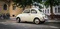 The Fiat 500 small city car