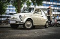 The Fiat 500 small city car