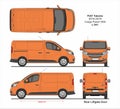 Fiat Talento Cargo Panel Van L1H1 2016-2019 Royalty Free Stock Photo