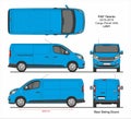 Fiat Talento Cargo Panel Van L2H1 2016-2019 Royalty Free Stock Photo