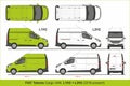 Fiat Talento Cargo Van L1H2 and L2H2 2016-present Royalty Free Stock Photo