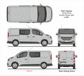 Fiat Talento Combi Panel Van L1H1 2016-2019 Royalty Free Stock Photo