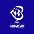 FIBA Basketball World Cup 2023 Logo Royalty Free Stock Photo