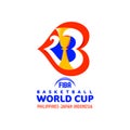 FIBA Basketball World Cup 2023 Logo Royalty Free Stock Photo