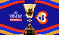 FIBA Basketball World Cup 2023 Trophy Royalty Free Stock Photo