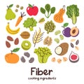 High Fiber Food Cooking ingredients